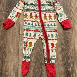 SET OF 2 Little Sleepies Convertible Holiday Prints Bundle